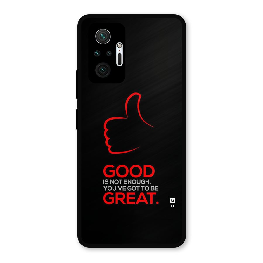 Good Great Metal Back Case for Redmi Note 10 Pro Max
