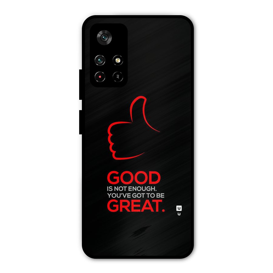 Good Great Metal Back Case for Redmi Note 11T 5G