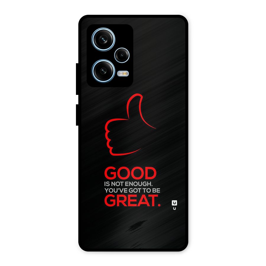 Good Great Metal Back Case for Redmi Note 12 Pro