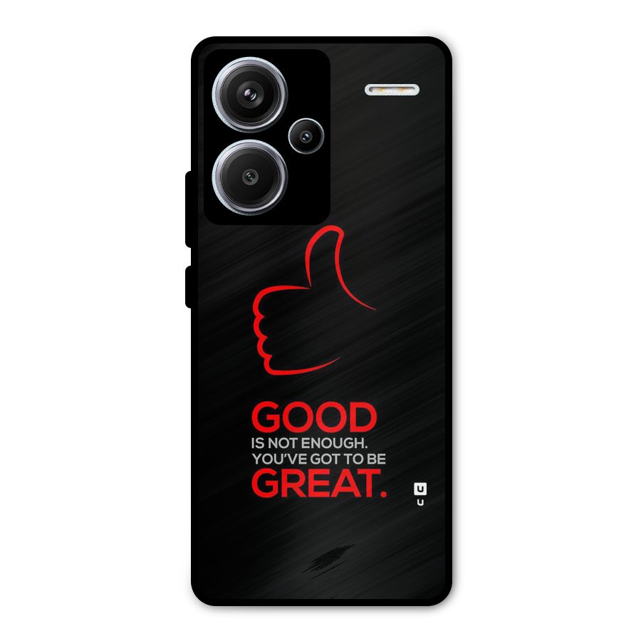 Good Great Metal Back Case for Redmi Note 13 Pro Plus