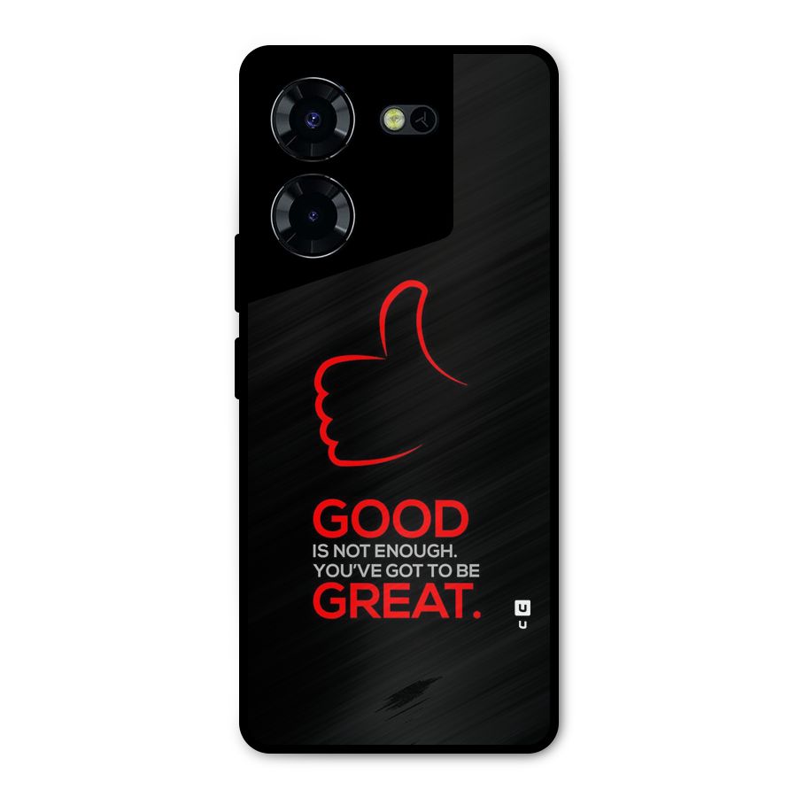 Good Great Metal Back Case for Tecno Pova 5 Pro 5G