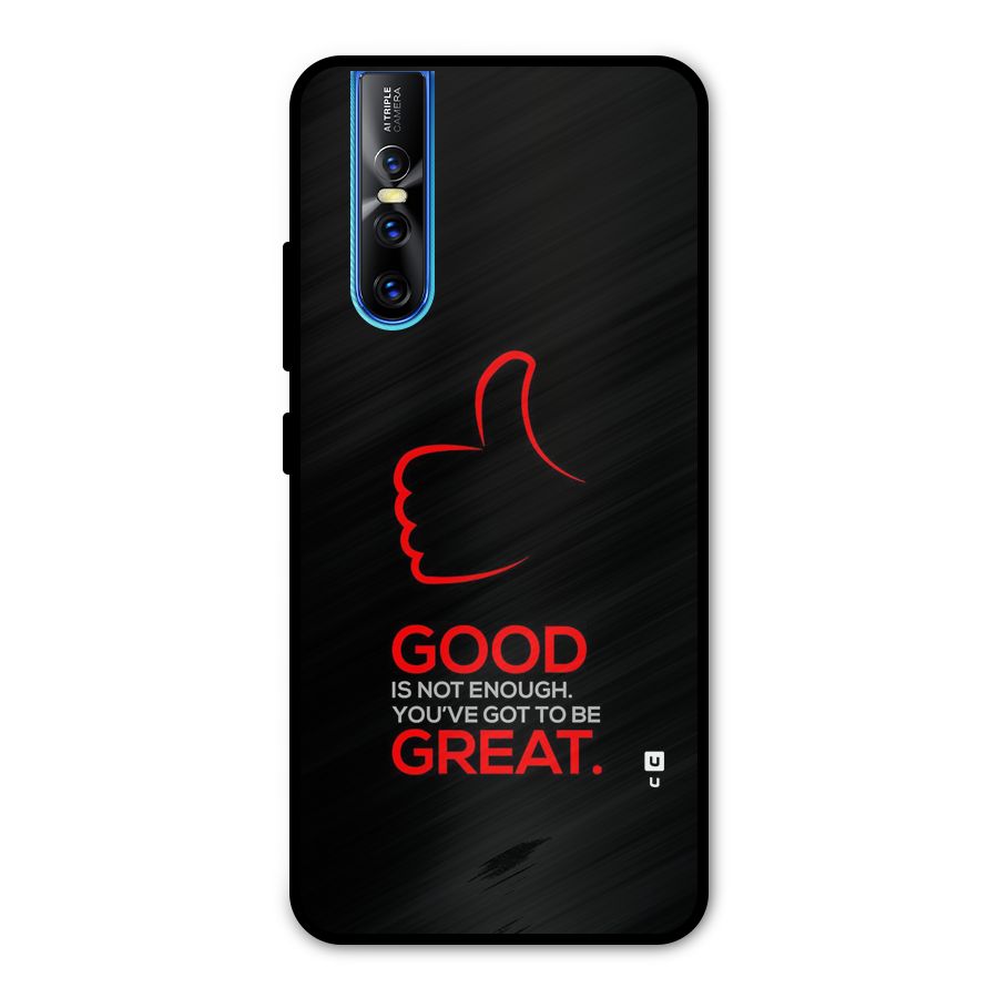 Good Great Metal Back Case for Vivo V15 Pro