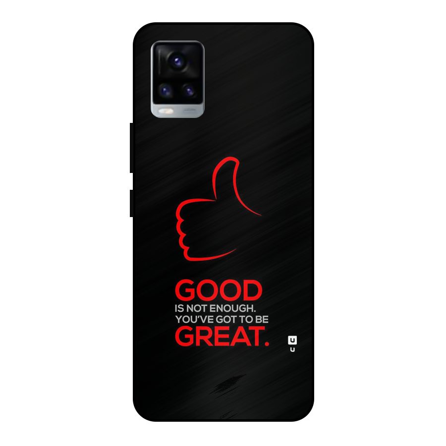 Good Great Metal Back Case for Vivo V20 2021