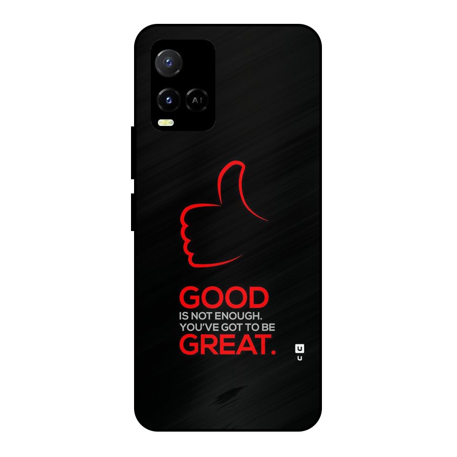 Good Great Metal Back Case for Vivo Y21
