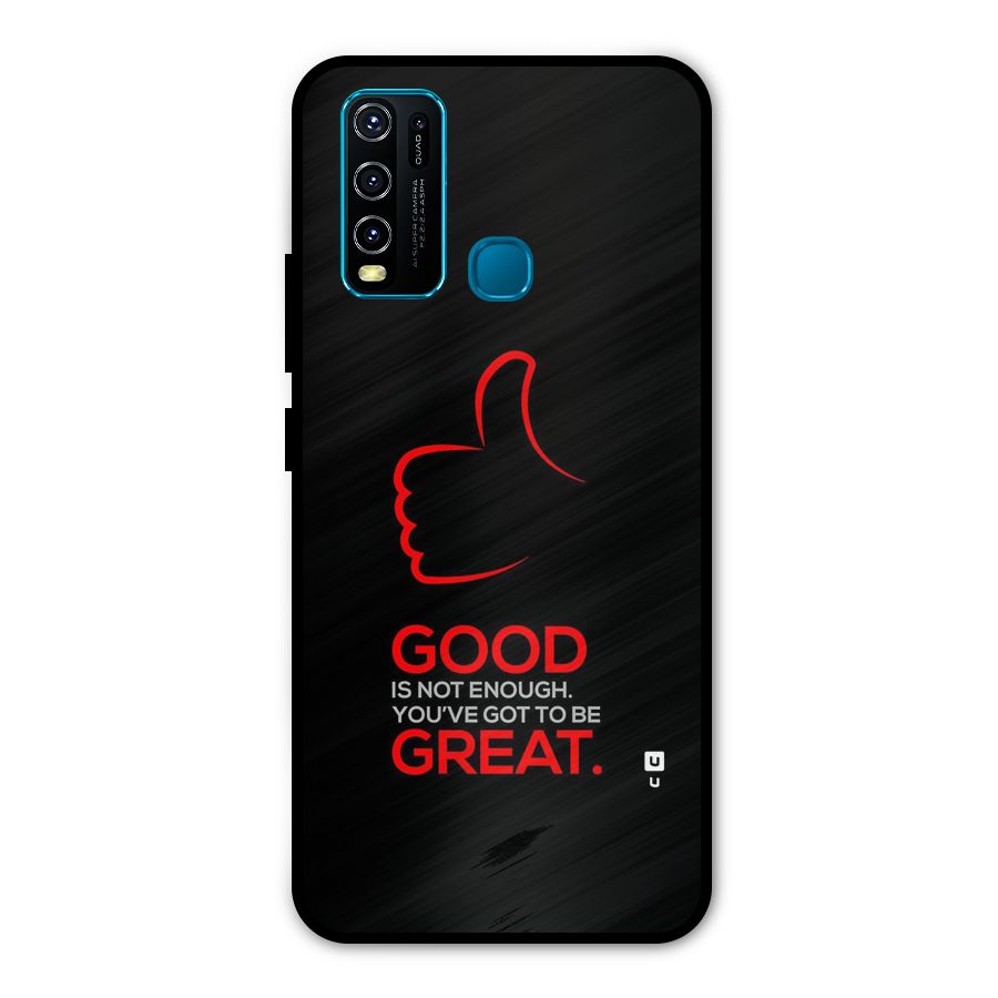 Good Great Metal Back Case for Vivo Y30