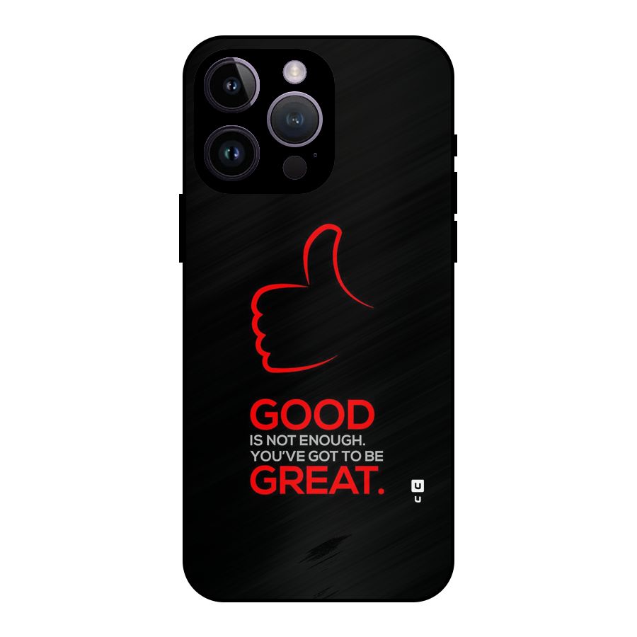 Good Great Metal Back Case for iPhone 14 Pro Max