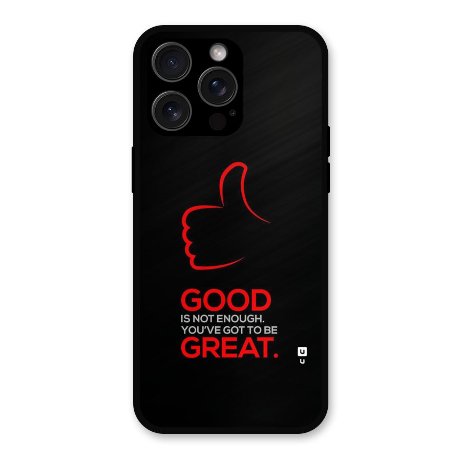 Good Great Metal Back Case for iPhone 15 Pro Max