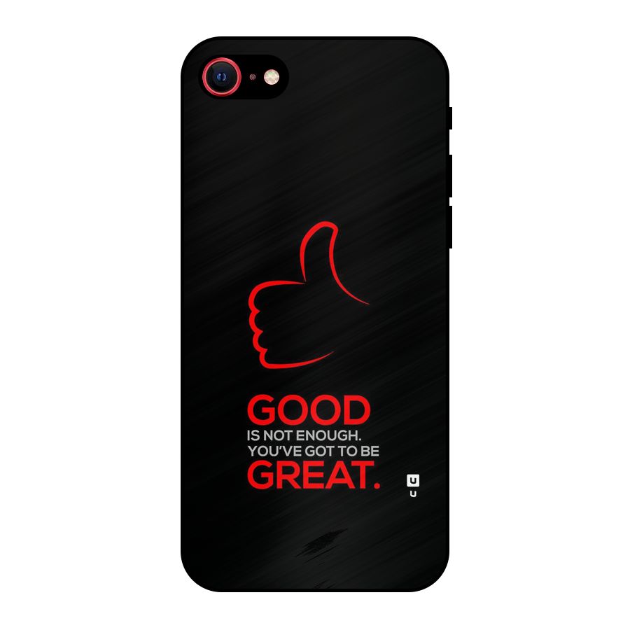 Good Great Metal Back Case for iPhone SE 2022
