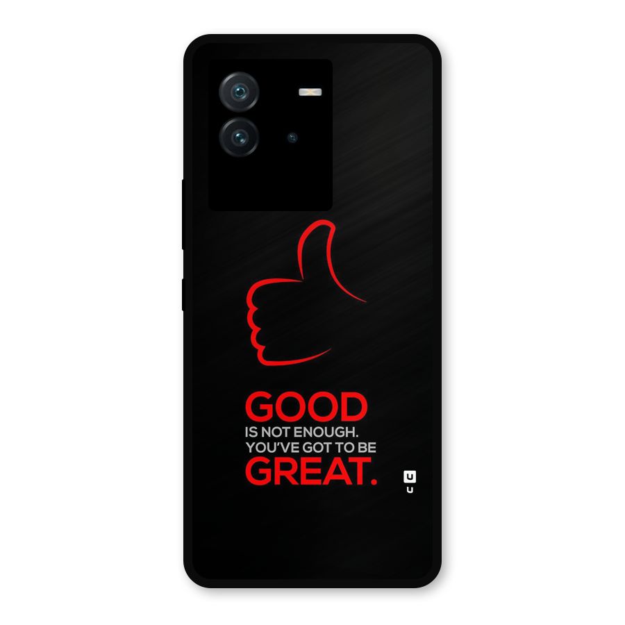 Good Great Metal Back Case for iQOO Neo 6 5G