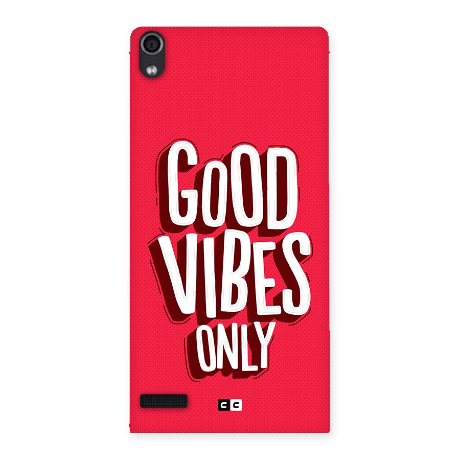 Good Vibes Only Pop Art Back Case for Ascend P6