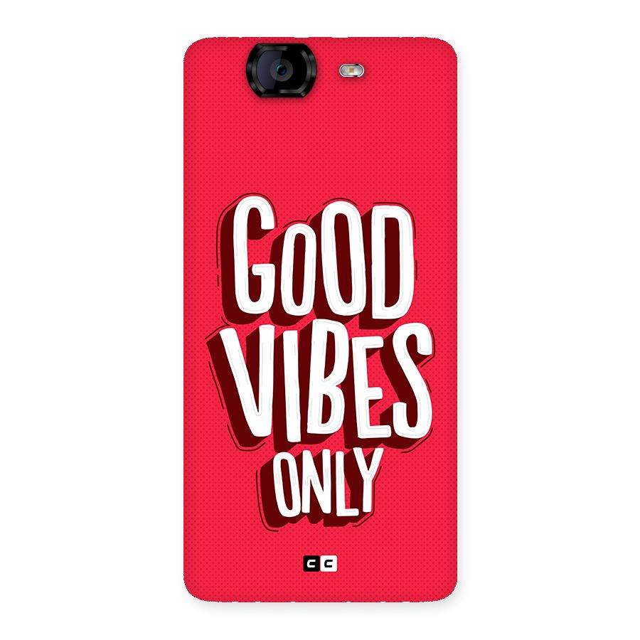 Good Vibes Only Pop Art Back Case for Canvas Knight A350