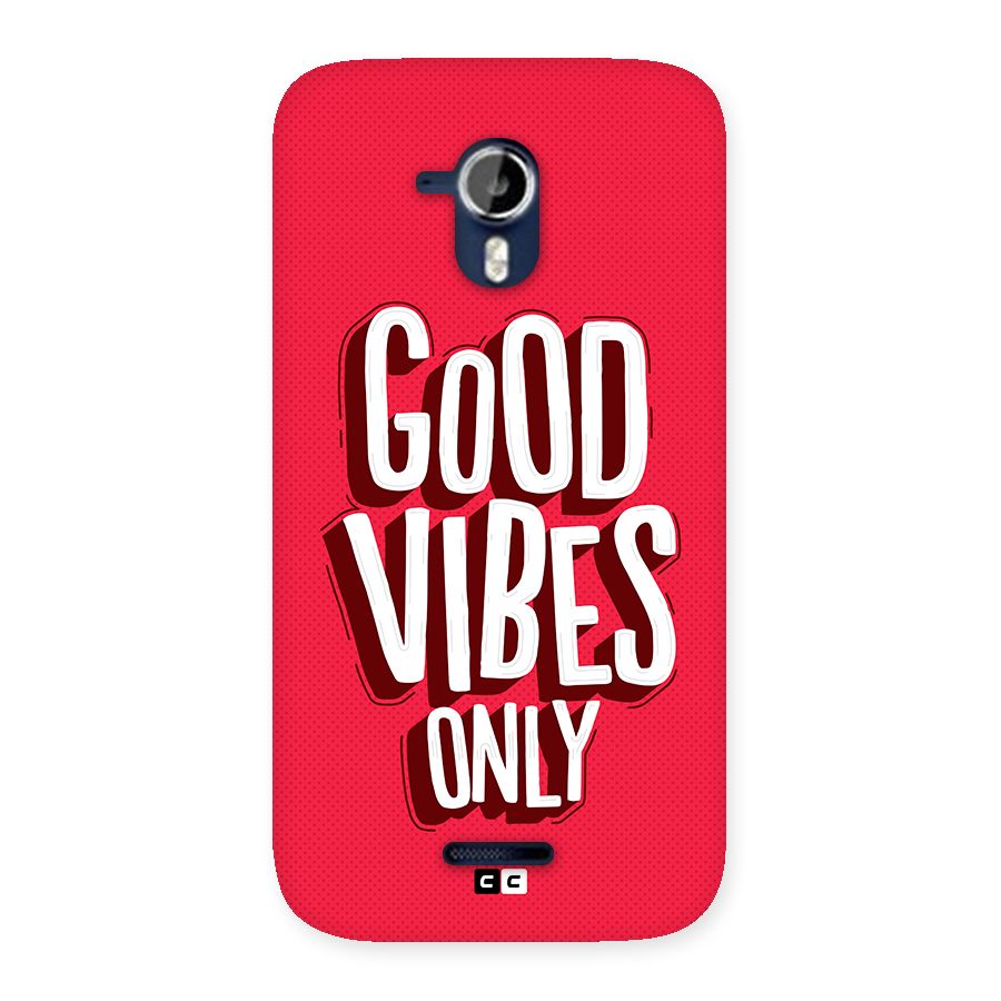 Good Vibes Only Pop Art Back Case for Canvas Magnus A117