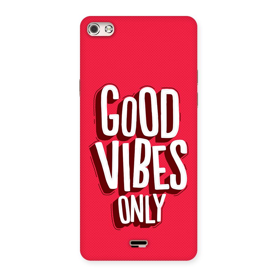 Good Vibes Only Pop Art Back Case for Canvas Silver 5