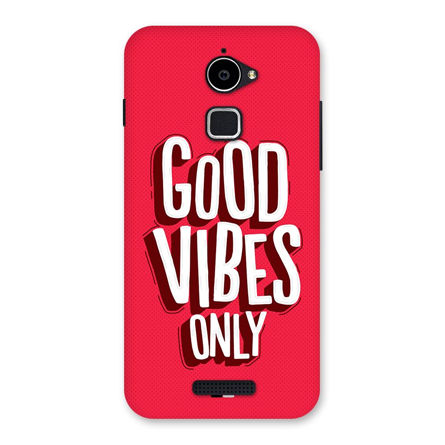 Good Vibes Only Pop Art Back Case for Coolpad Note 3 Lite
