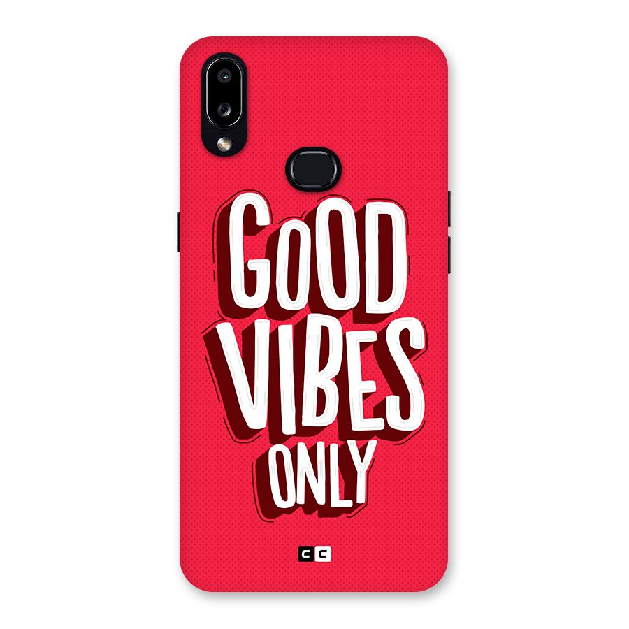 Good Vibes Only Pop Art Back Case for Galaxy A10s