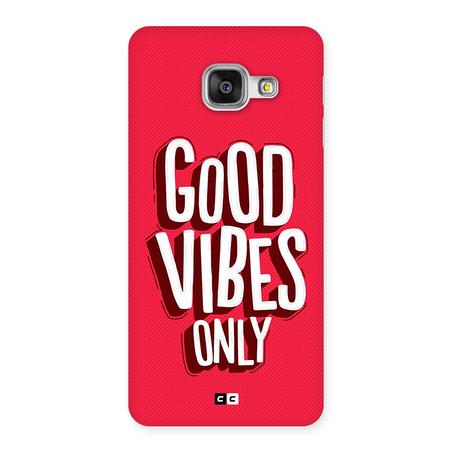 Good Vibes Only Pop Art Back Case for Galaxy A3 (2016)