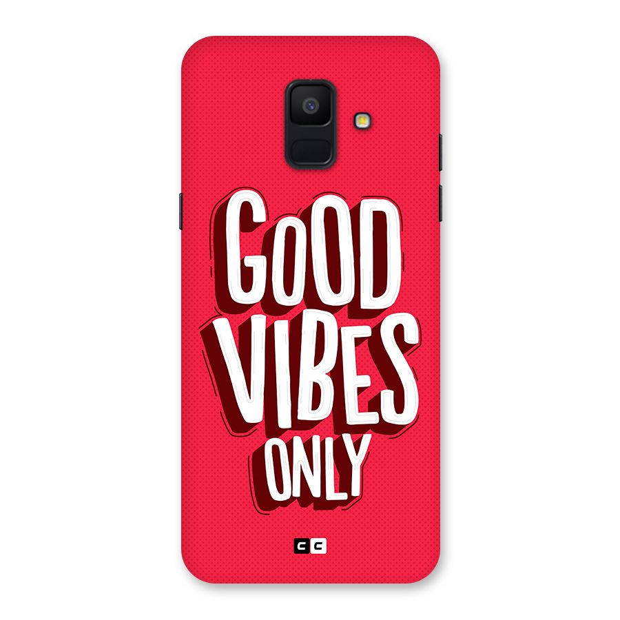 Good Vibes Only Pop Art Back Case for Galaxy A6 (2018)
