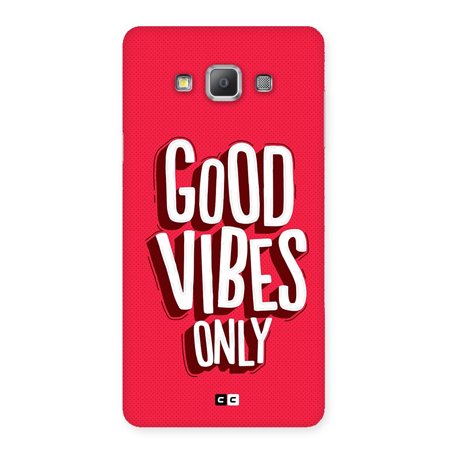 Good Vibes Only Pop Art Back Case for Galaxy A7