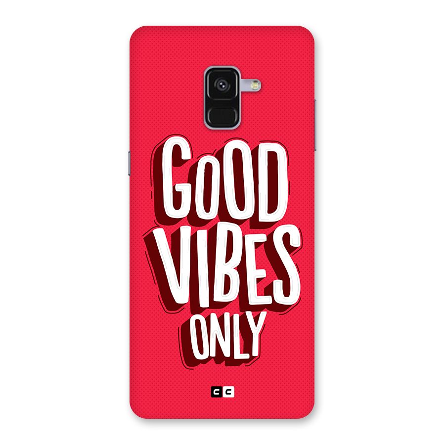Good Vibes Only Pop Art Back Case for Galaxy A8 Plus