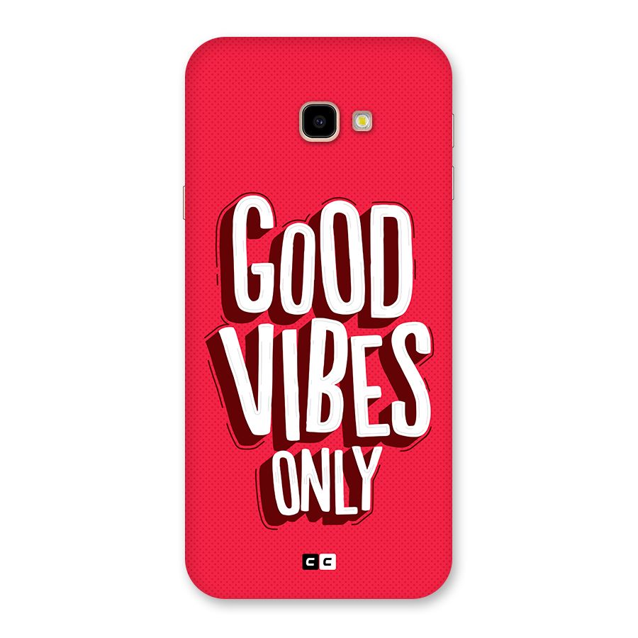 Good Vibes Only Pop Art Back Case for Galaxy J4 Plus