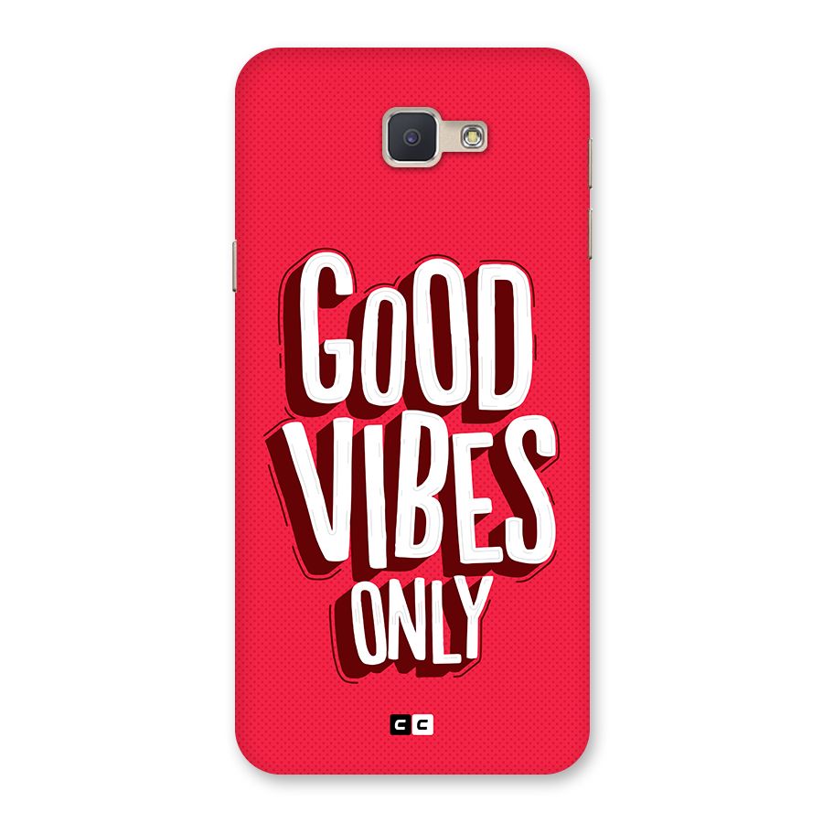 Good Vibes Only Pop Art Back Case for Galaxy J5 Prime