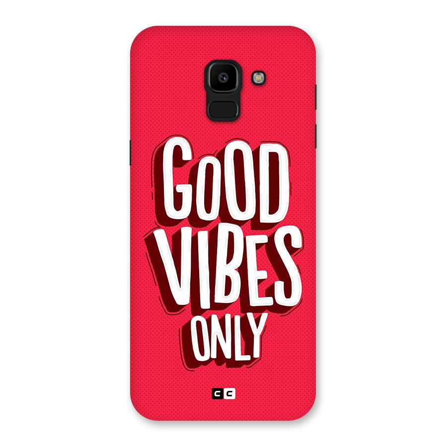 Good Vibes Only Pop Art Back Case for Galaxy J6