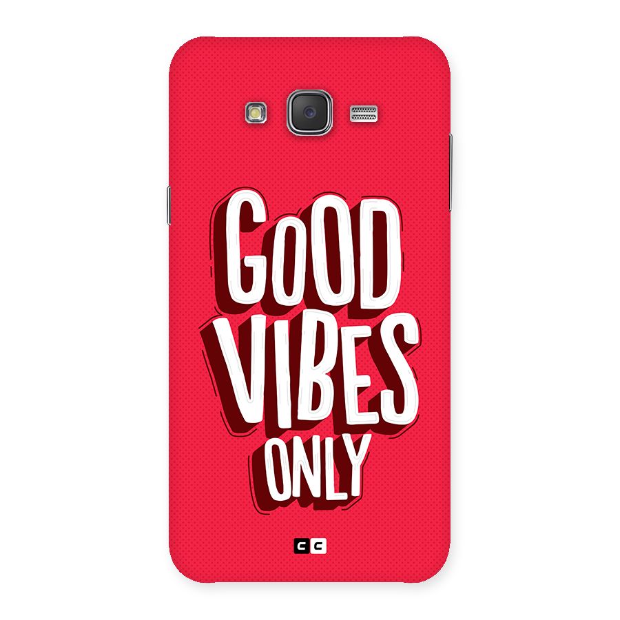 Good Vibes Only Pop Art Back Case for Galaxy J7