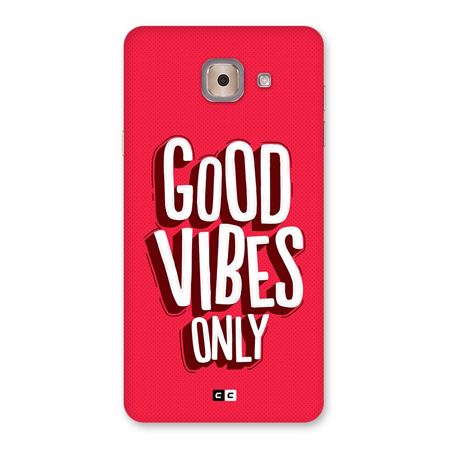 Good Vibes Only Pop Art Back Case for Galaxy J7 Max