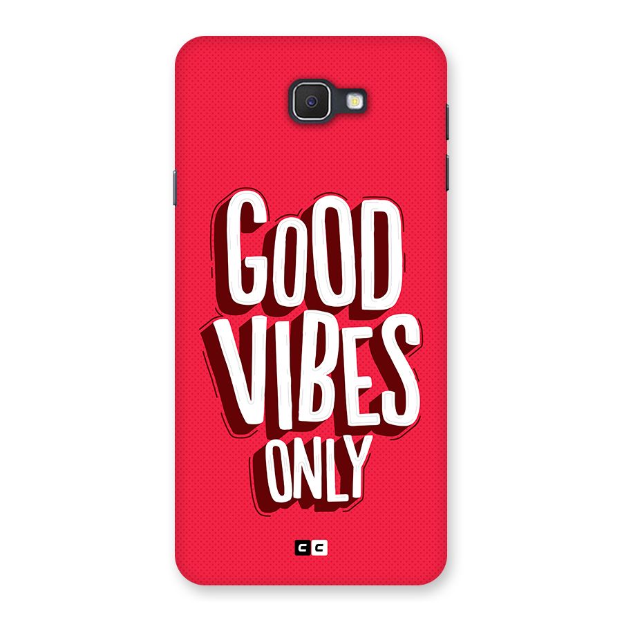 Good Vibes Only Pop Art Back Case for Galaxy J7 Prime