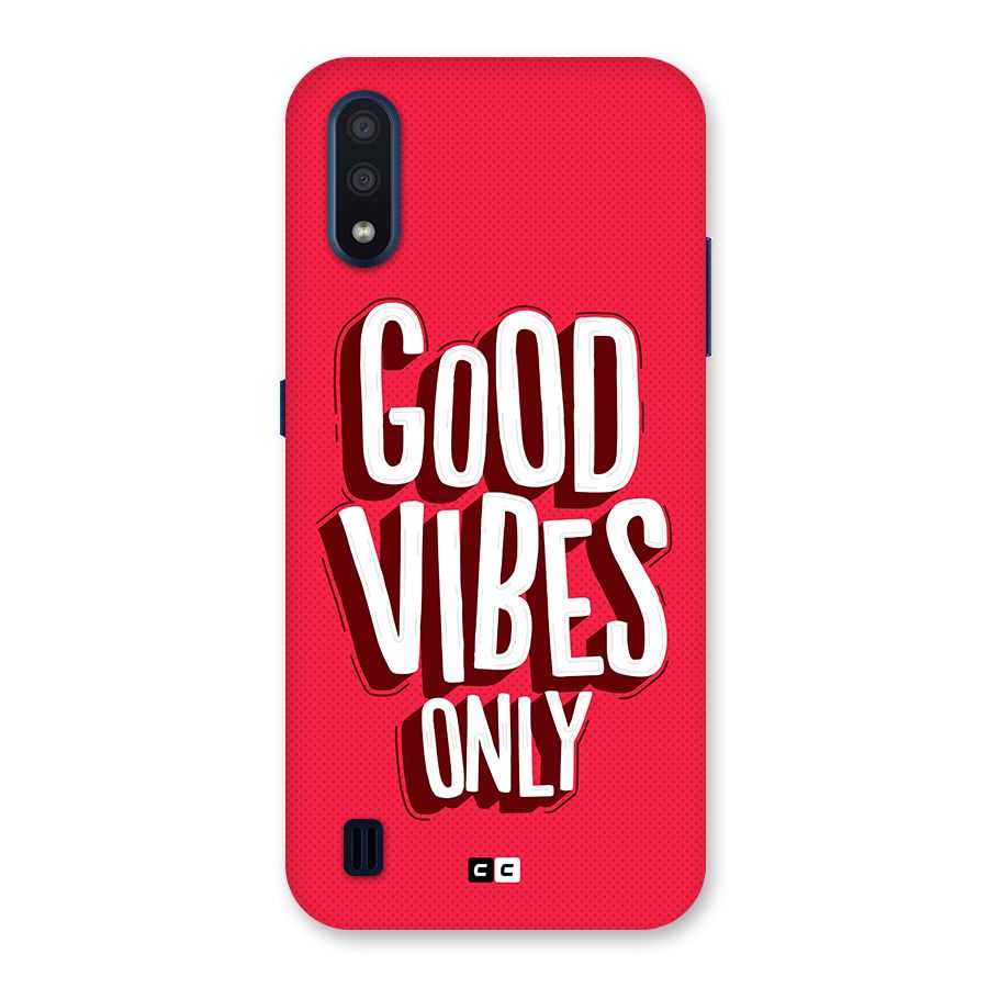 Good Vibes Only Pop Art Back Case for Galaxy M01