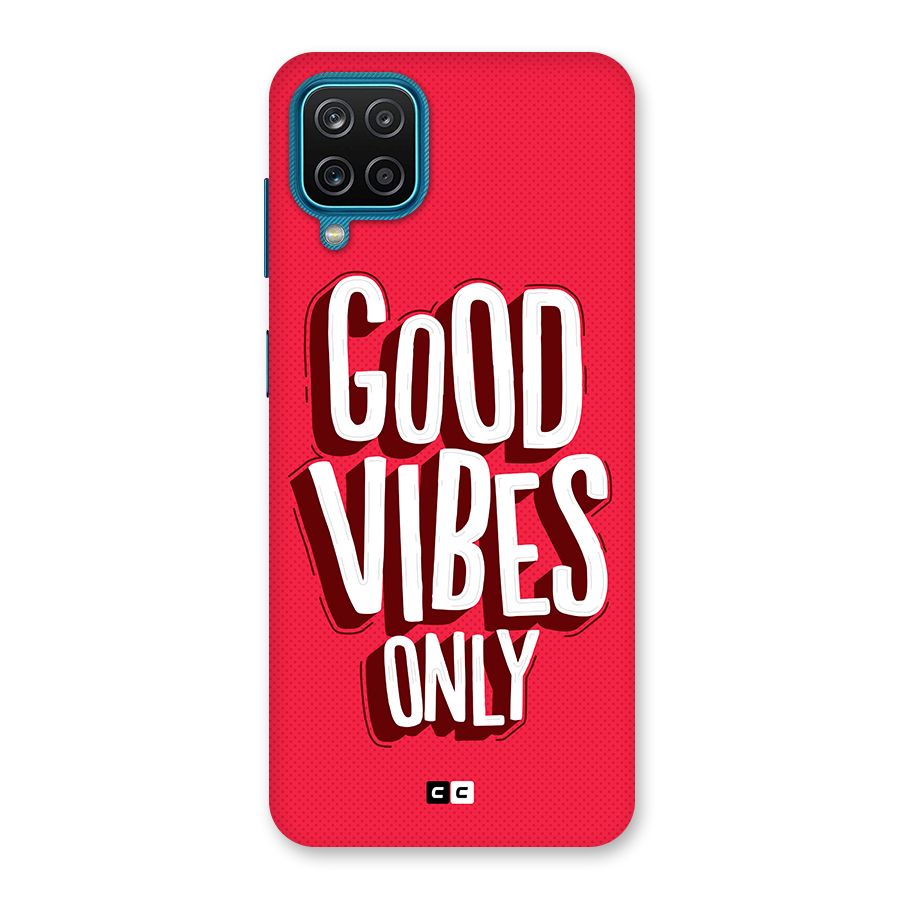 Good Vibes Only Pop Art Back Case for Galaxy M12