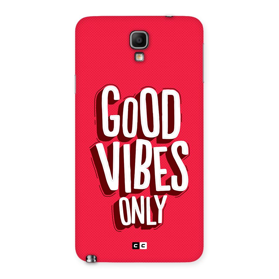 Good Vibes Only Pop Art Back Case for Galaxy Note 3 Neo