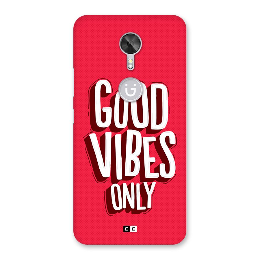 Good Vibes Only Pop Art Back Case for Gionee A1