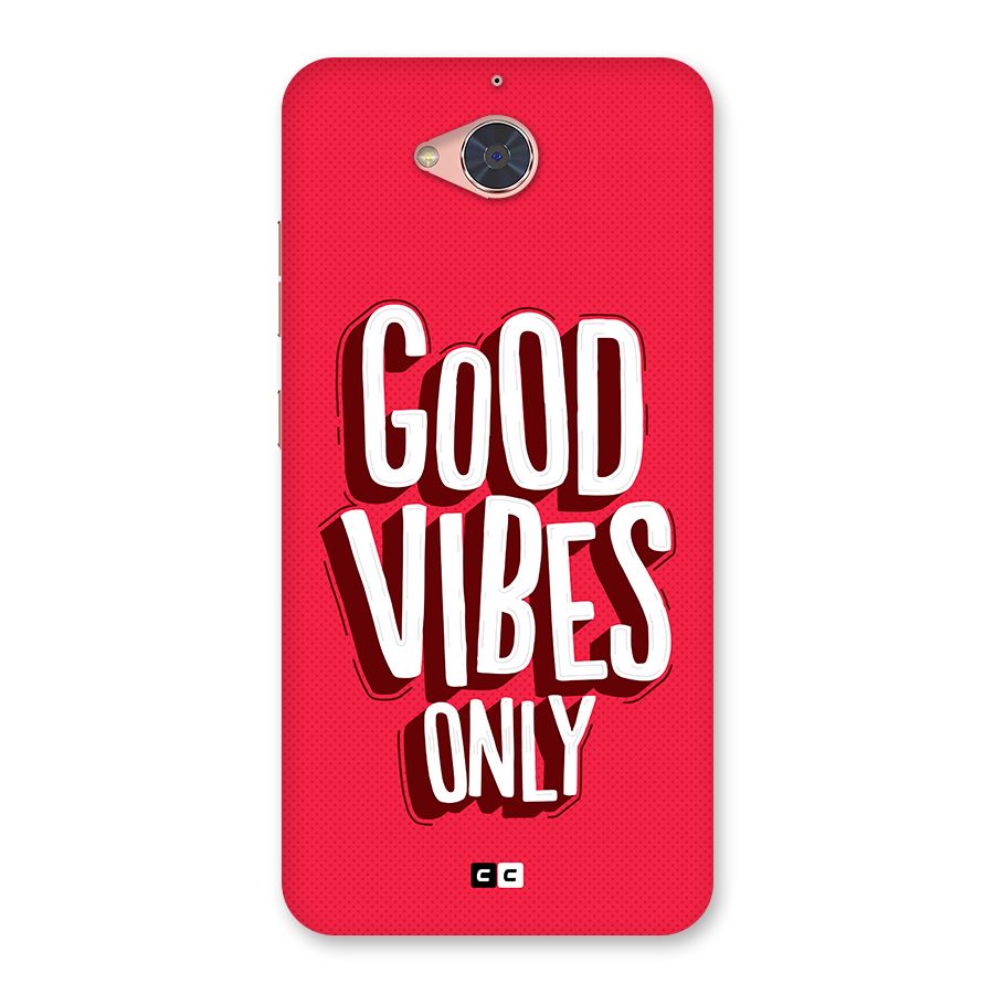 Good Vibes Only Pop Art Back Case for Gionee S6 Pro