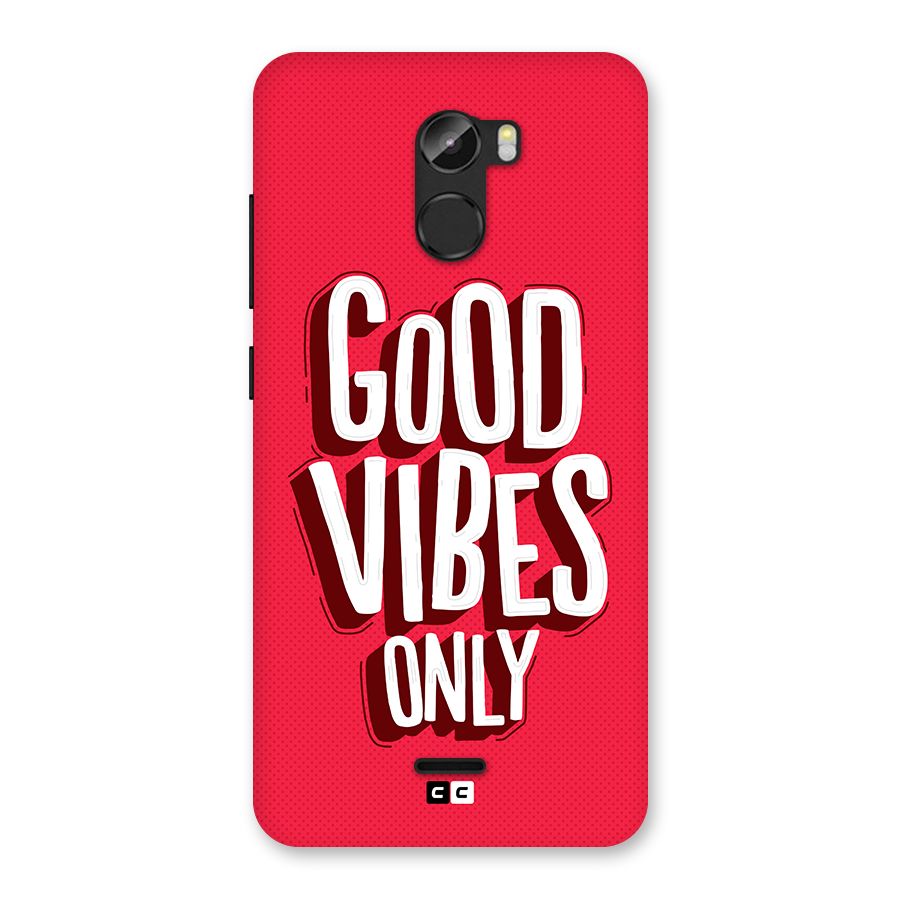 Good Vibes Only Pop Art Back Case for Gionee X1