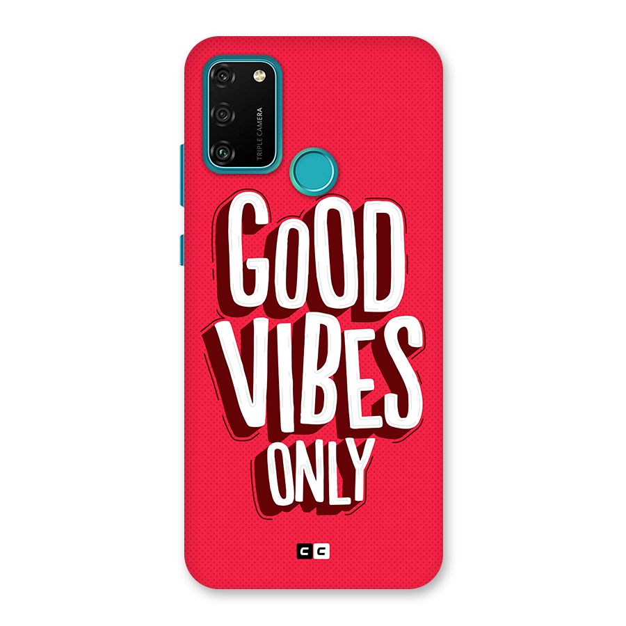 Good Vibes Only Pop Art Back Case for Honor 9A