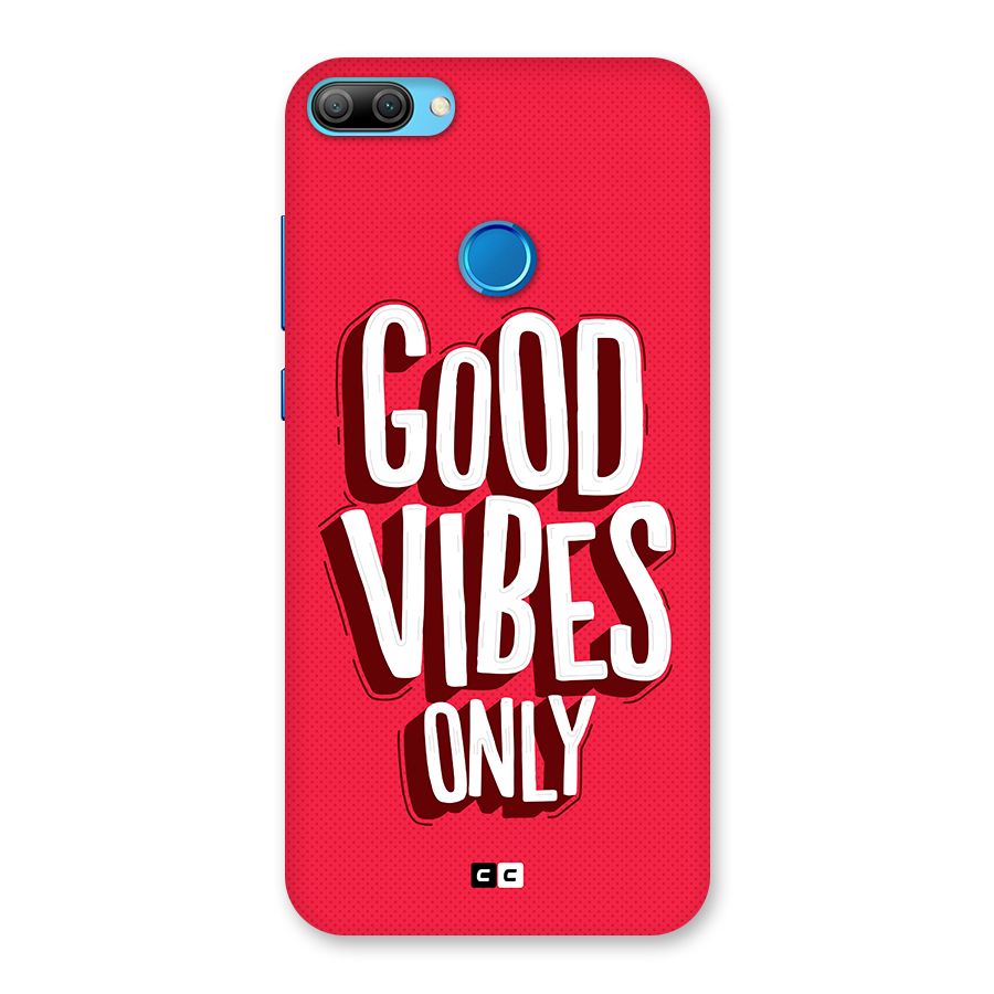Good Vibes Only Pop Art Back Case for Honor 9N