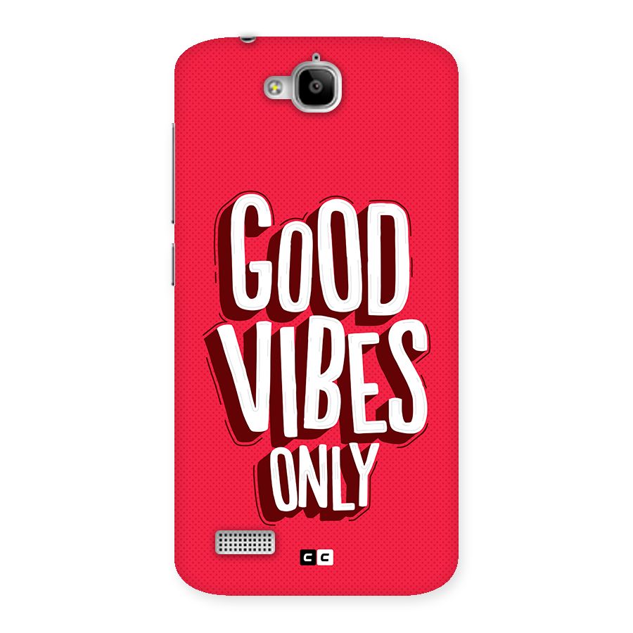 Good Vibes Only Pop Art Back Case for Honor Holly