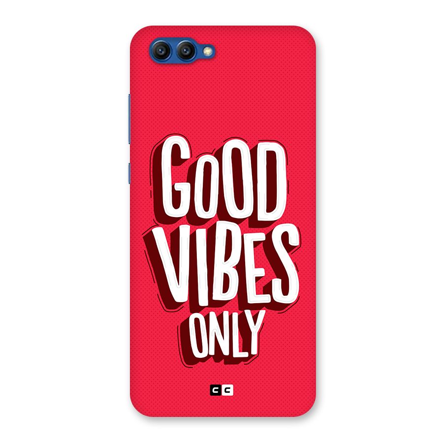 Good Vibes Only Pop Art Back Case for Honor View 10