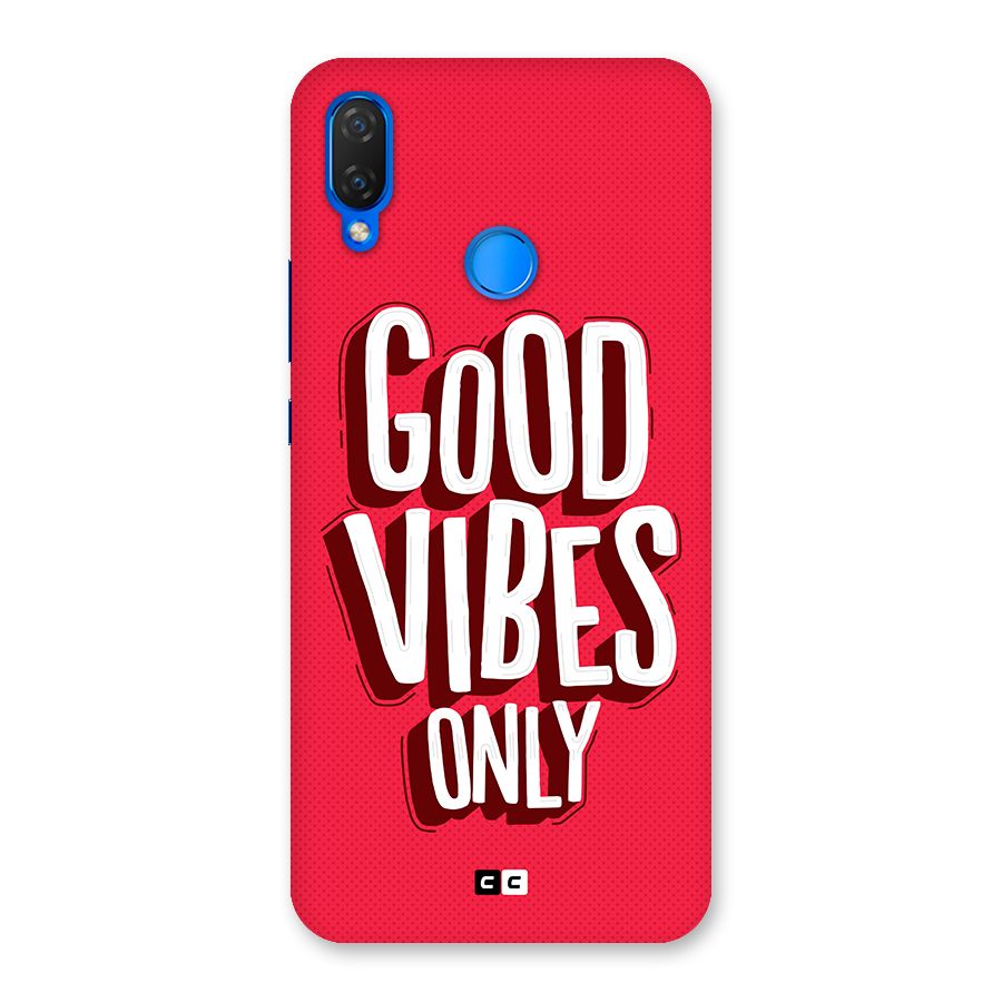 Good Vibes Only Pop Art Back Case for Huawei Nova 3i