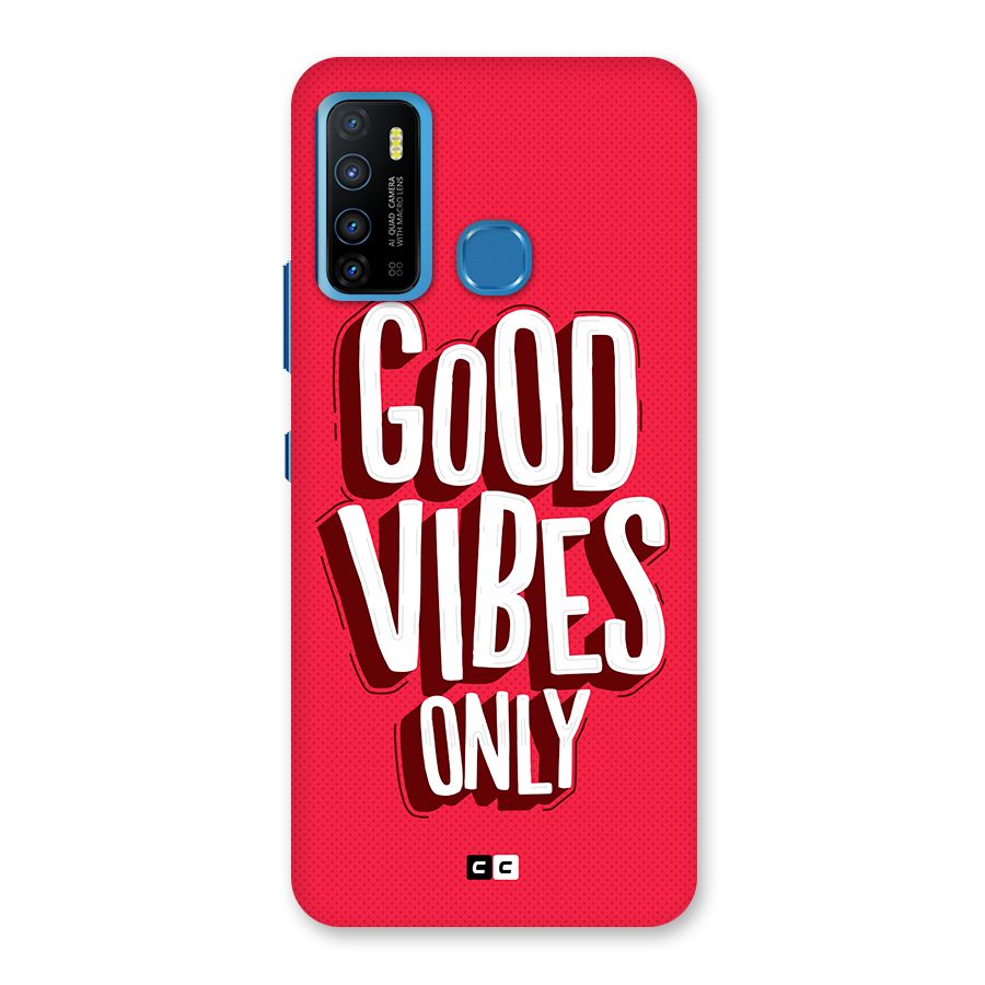 Good Vibes Only Pop Art Back Case for Infinix Hot 9