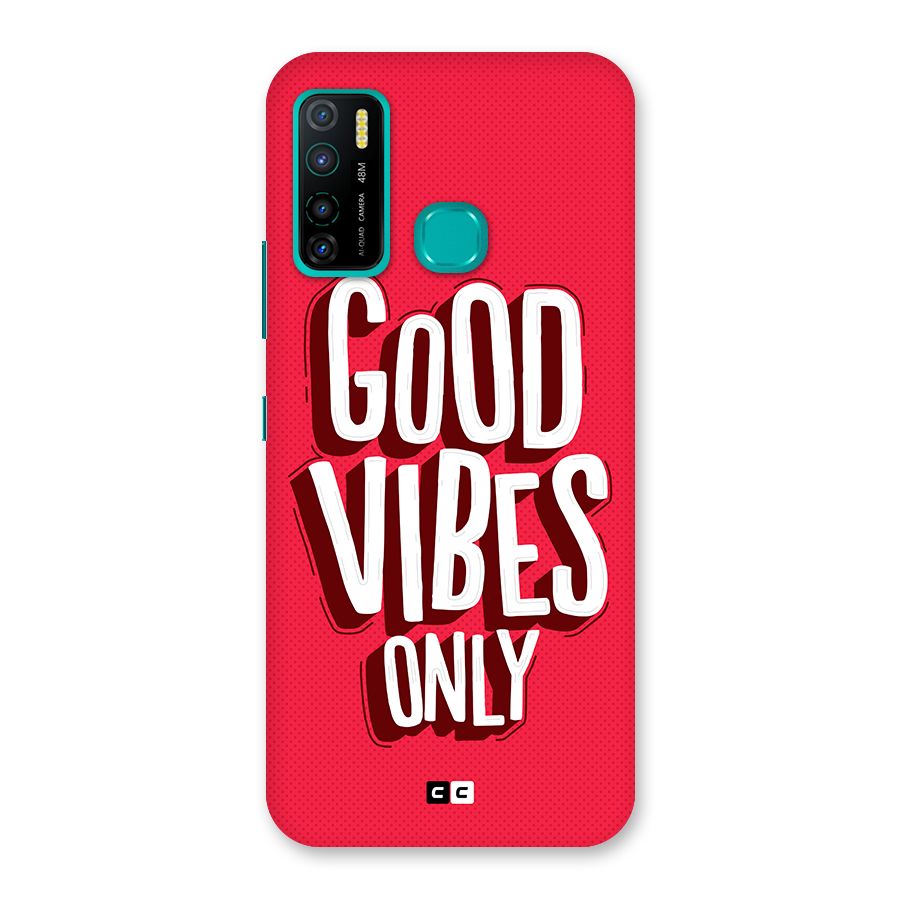 Good Vibes Only Pop Art Back Case for Infinix Hot 9 Pro
