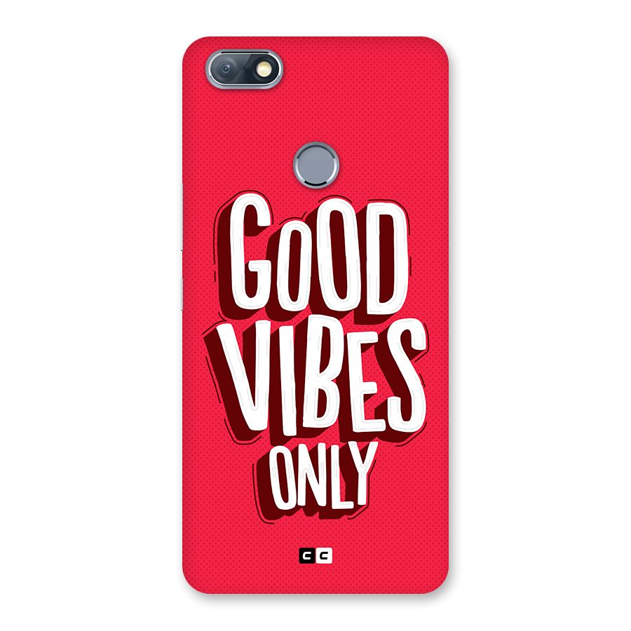 Good Vibes Only Pop Art Back Case for Infinix Note 5