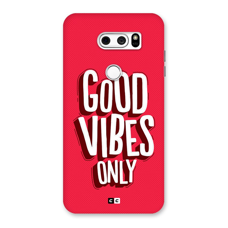 Good Vibes Only Pop Art Back Case for LG V30