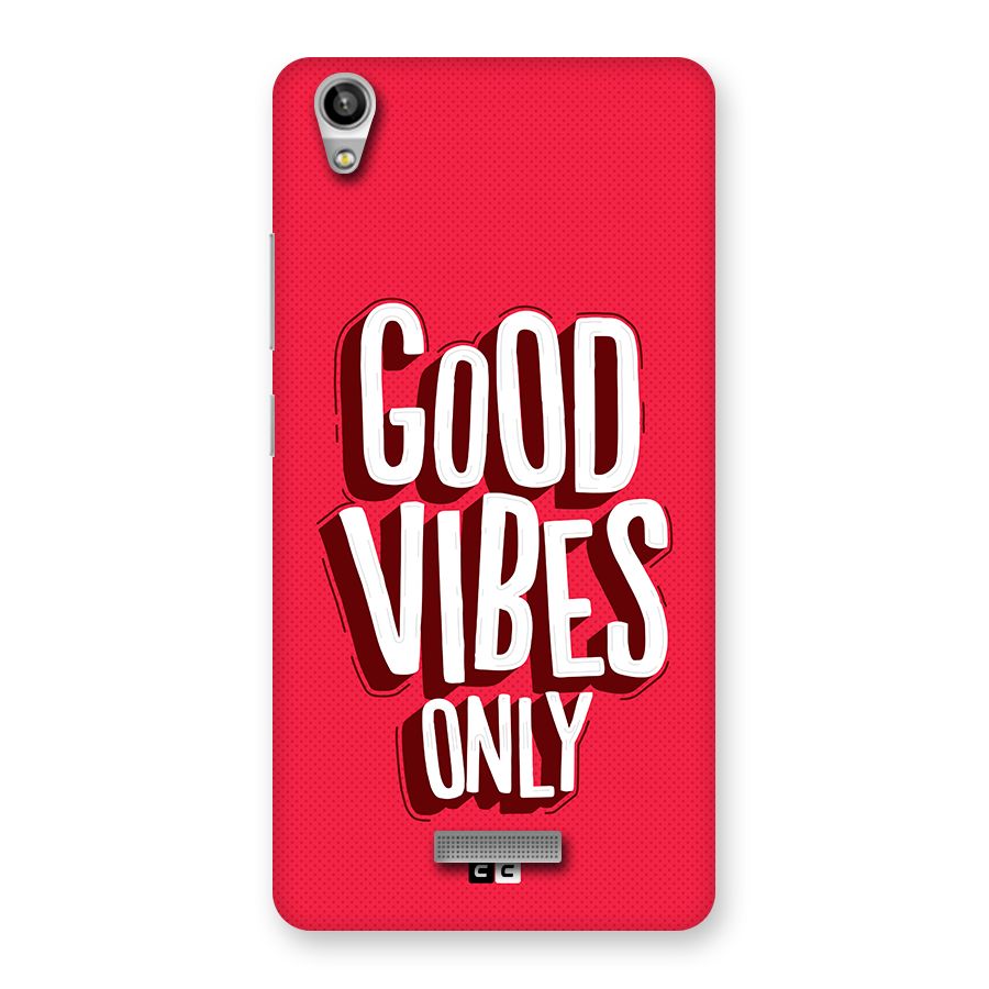 Good Vibes Only Pop Art Back Case for Lava Pixel V1