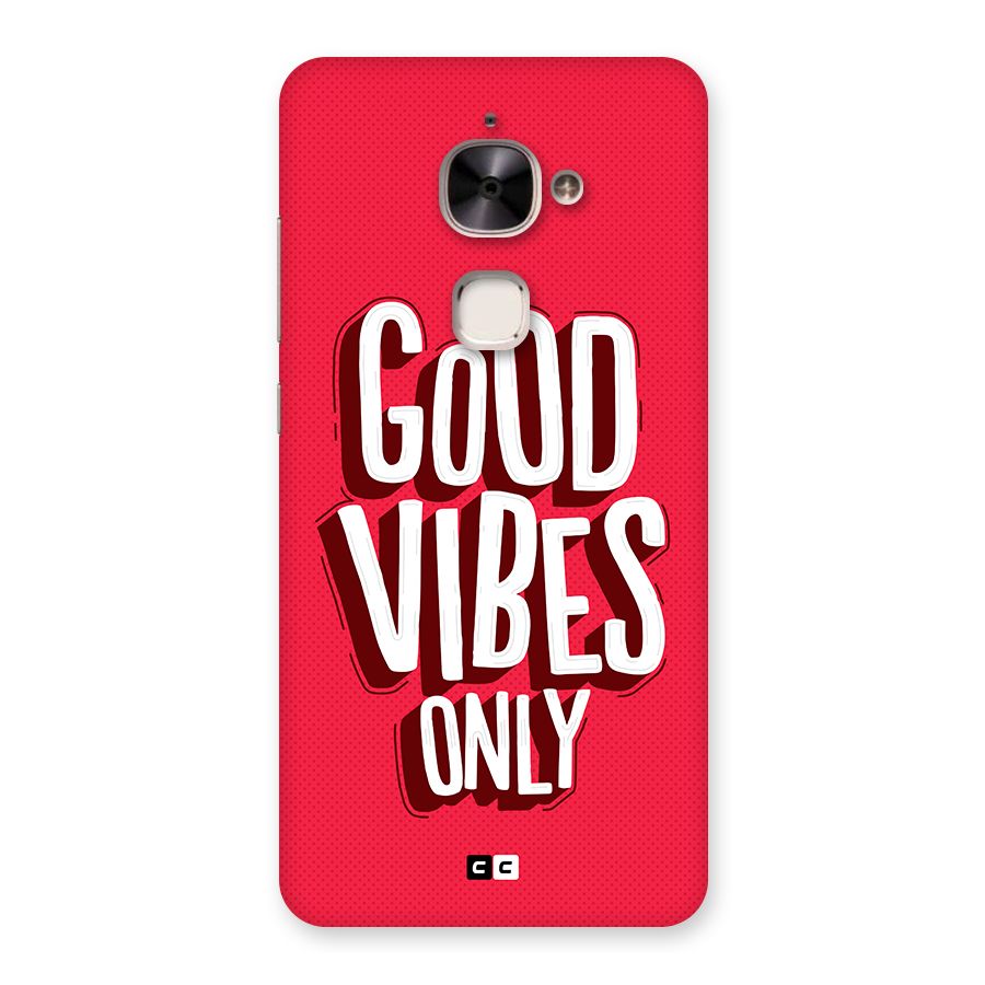Good Vibes Only Pop Art Back Case for Le 2