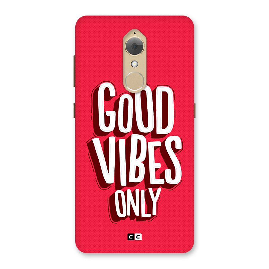 Good Vibes Only Pop Art Back Case for Lenovo K8