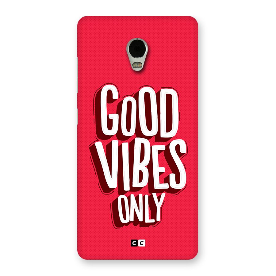Good Vibes Only Pop Art Back Case for Lenovo Vibe P1