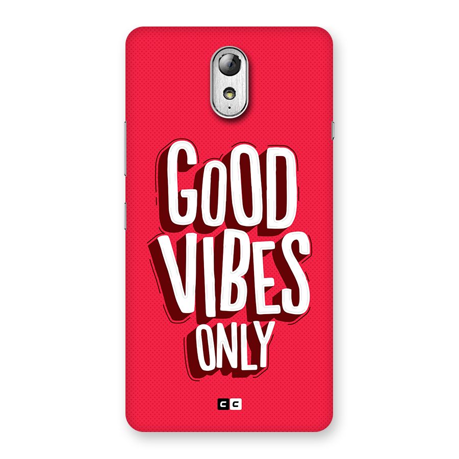 Good Vibes Only Pop Art Back Case for Lenovo Vibe P1M