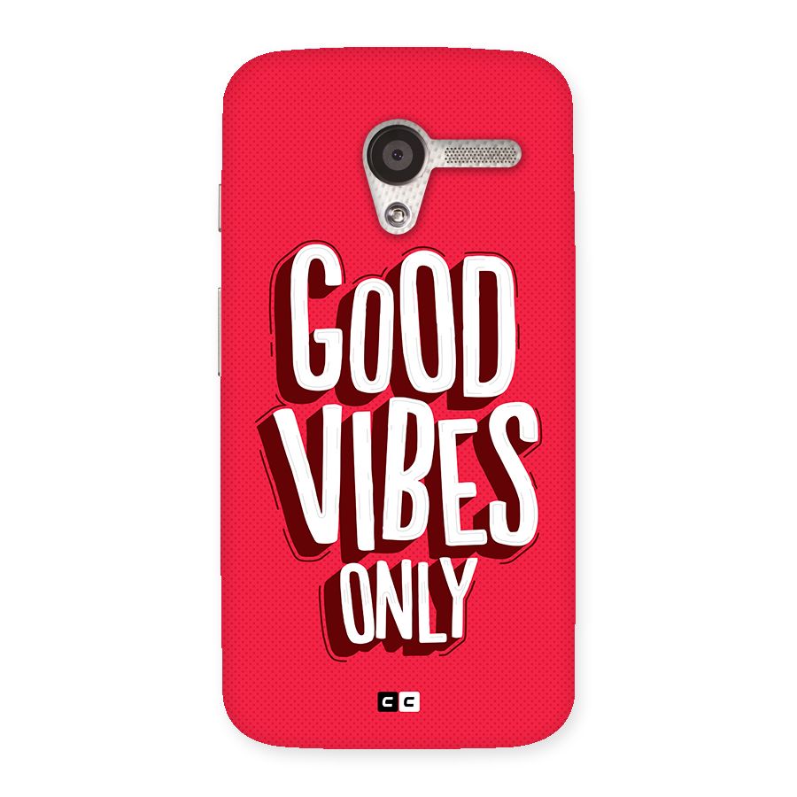 Good Vibes Only Pop Art Back Case for Moto X